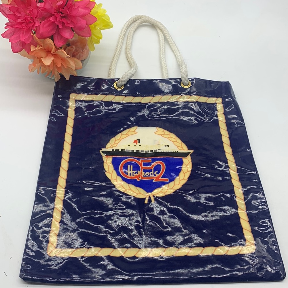 Harrods QE2 Tote Bag with Rope Handles TOT4486A